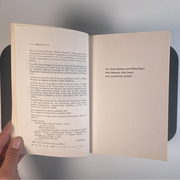 2/$25 -  Shutter Island by Dennis Lehane - Picture 6 of 13